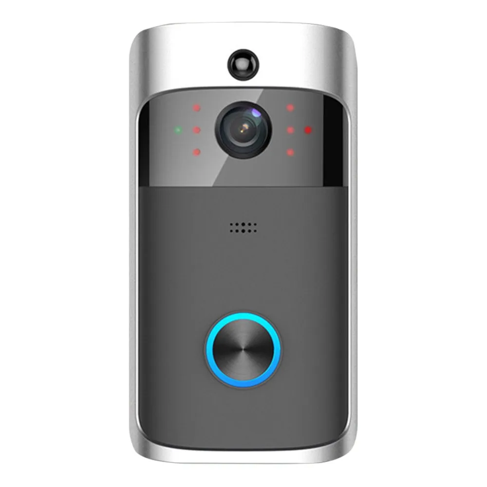 

WiFi Smart Wireless Security DoorBell HD 720P Visual Intercom Recording Video Door Phone Remote Home Monitoring Night Vision