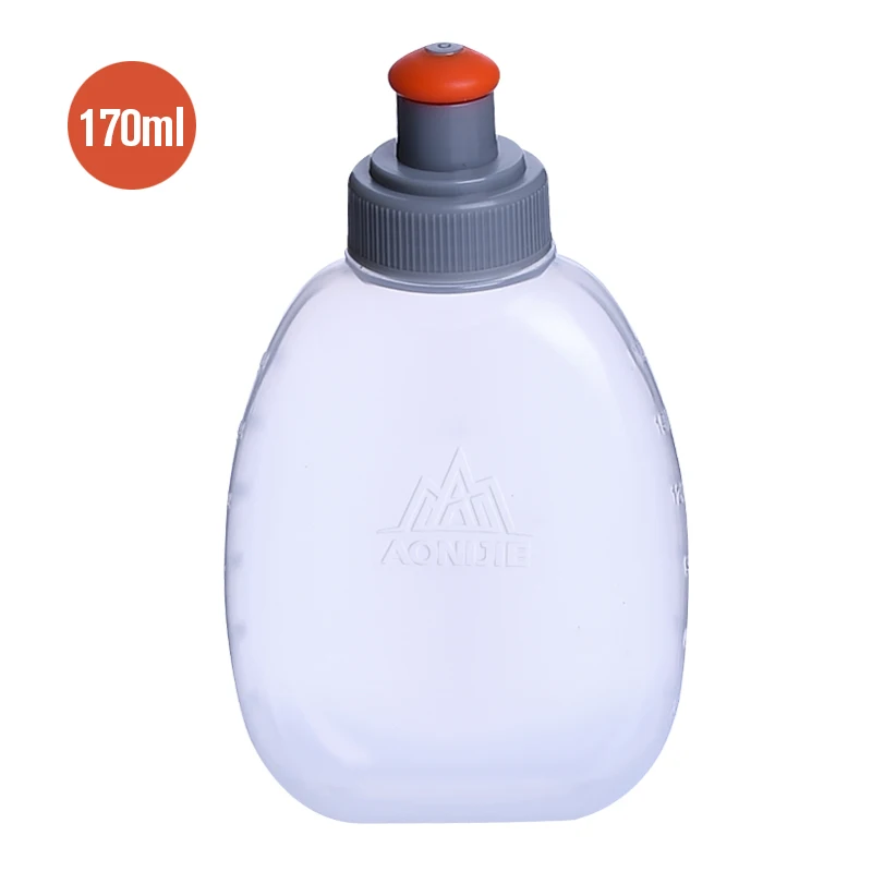 170ml AONIJIE Sport Bottle Portable Plastic Transparent Special Drinking For Outdoor Sport Bicycle Running Water Bag 170ml 250ml - Color: 170ml