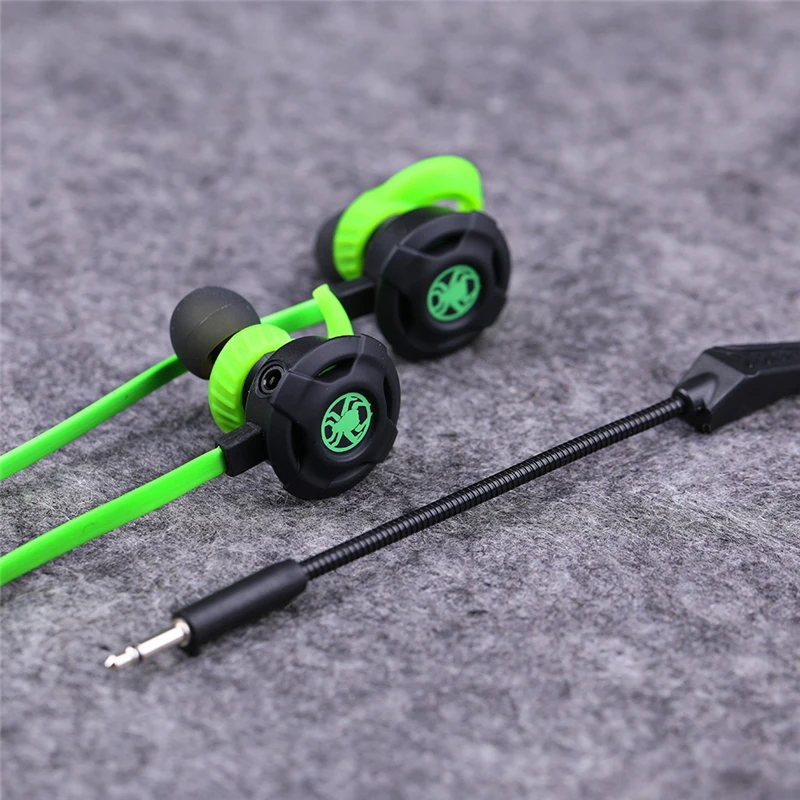 Hongsund G30 Игровые наушники в ухо стерео бас шумоподавление с микрофоном для
