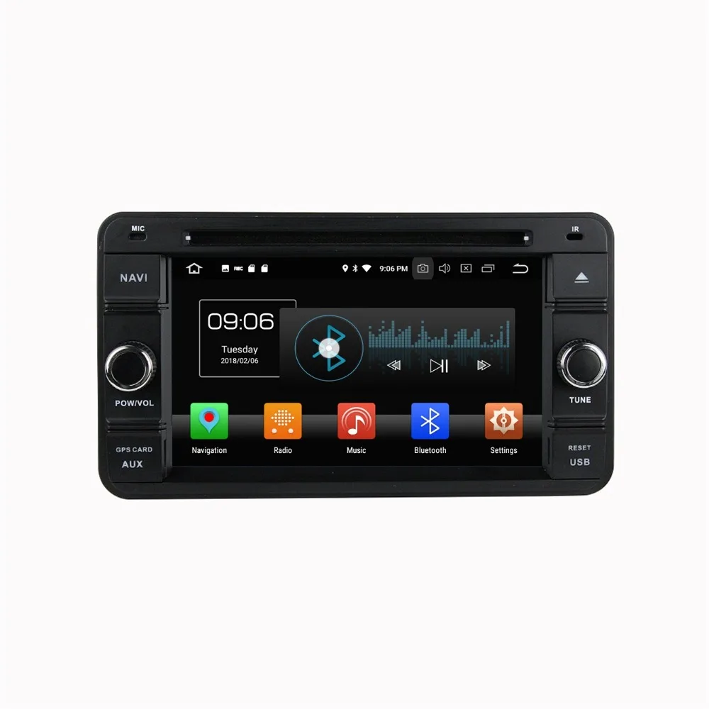 Cheap Android 8.0 Octa Core Car Radio Multimedia GPS Navigation for Suzuki Jimny 2007-2013 4GB RAM Bluetooth WiFi USB Mirror-link 2
