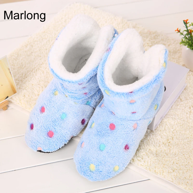 Зимняя обувь женские домашние тапочки для девочек Рождественская домашняя