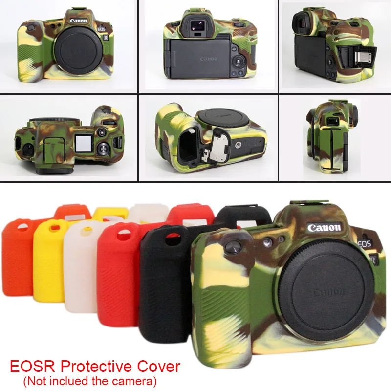 Мягкий силиконовый чехол для Canon EOSR защитный корпуса камеры мягкий резиновый EOS R