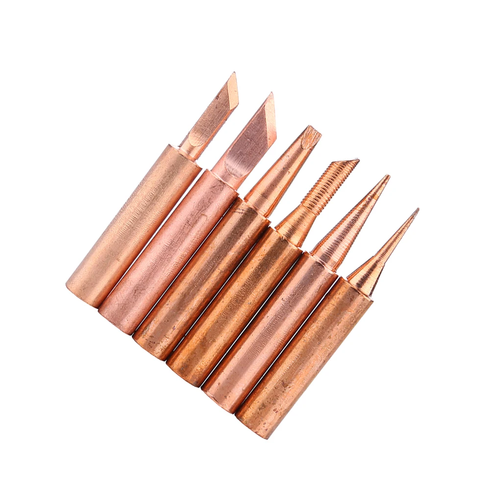 969 Lead-Free Soldering Solder Iron Tips 900M-T Set For 936 8586 852D 6/10pcs 969 Lead-Free Soldering Solder Iron Tips 900M-T Set For 936 8586 852D 6/10pcs
