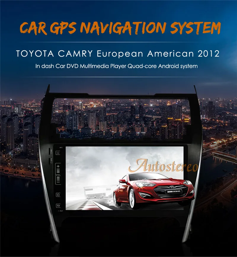 Восьмиядерный Android8 Android7.1 автомобильный dvd-плеер gps навигация для Toyota Camry Европейский Amecican 2012+ автостерео мультимедиа