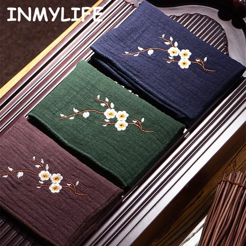 

Kungfu Table tea towel Dish Cloth Multi-Function Kitchen Accessories Tea Cloth Table Decoration