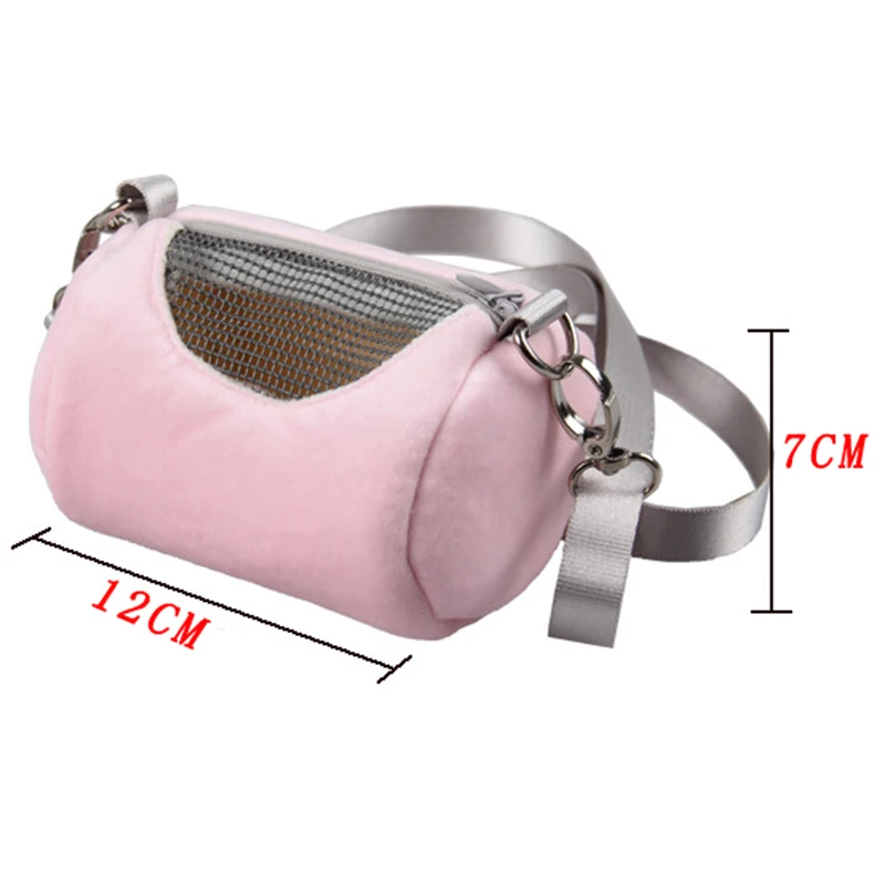 Small Pet Carriers Hamster Travel Carrying Bag Breathable Net Yarn Portable Pet Bag Small Animal Case Outdoor Safe Cave House12