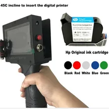 Цифровой произвести Дата логотип Номер Струйный Принтер кода Марк печатная машина