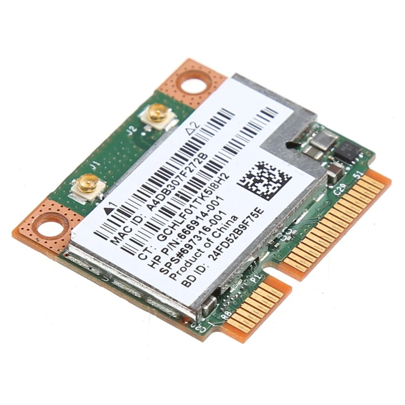 802.11a/b/g/n 300 м WiFi Bluetooth 4,0 беспроводной карта pci-e для BCM943228HMB hp SPS 718451-001 Dual Band 2,4 + 5 г