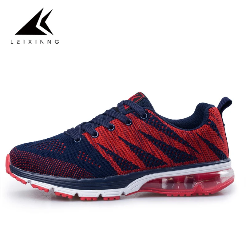 

Air Mens Running Shoes Outdoor Durable Rubber Zapatillas Deporte Mujer Breathable Flyknit Comfort Shoes 2017 Max Sneakers