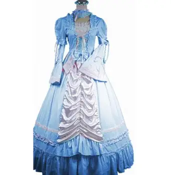 

(LD017) Sleeveless Southern Bell Costume Gothic Lolita Dress Victorian Party Halloween Costumes for Women Adult Customized