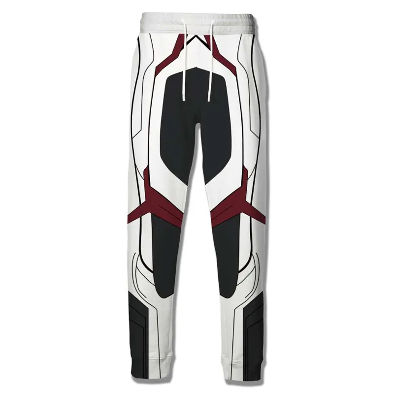 2019 Avengers Endgame Quantum Realm Sweatshirt Jacket Pants 3D Print Hooded Sport Coat Pants Cosplay Advanced Tech Jacket Pants