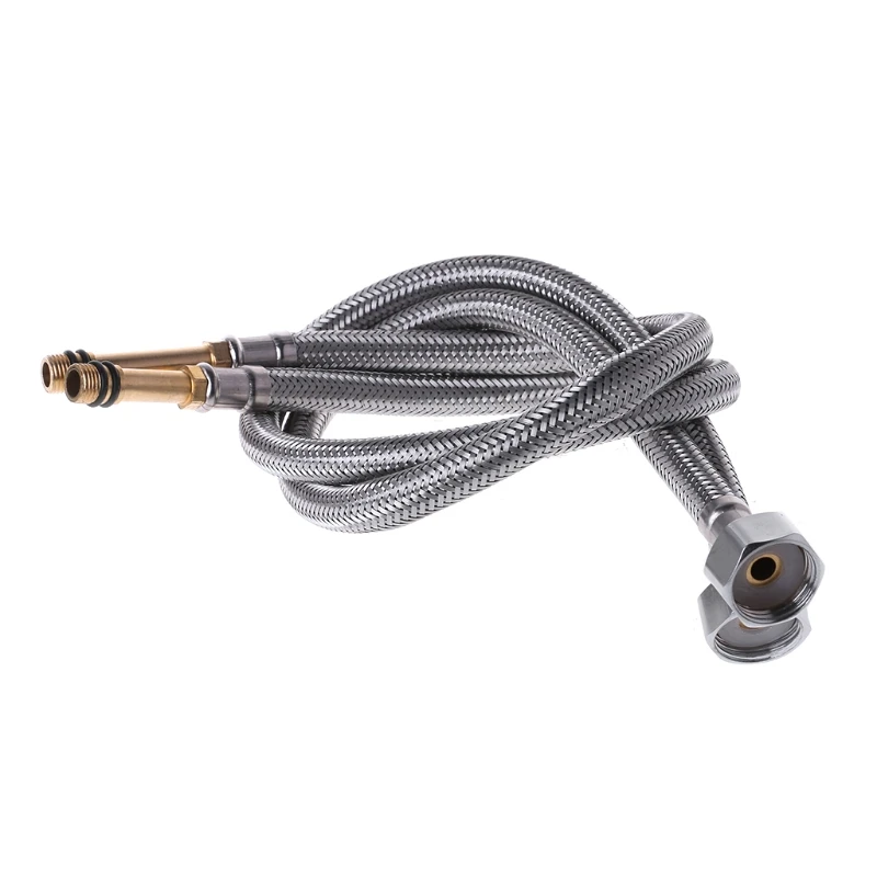 HNGCHOIGE 2 قطعة/المجموعة صنبور الفولاذ المقاوم للصدأ خيوطها Plumbings اتصال أنابيب واقية من الانفجار السباكة خراطيم 60/80/100 سنتيمتر HNGCHOIGE 2 قطعة/المجموعة صنبور الفولاذ المقاوم للصدأ خيوطها Plumbings اتصال أنابيب واقية من الانفجار السباكة خراطيم 60/80/100 سنتيمتر