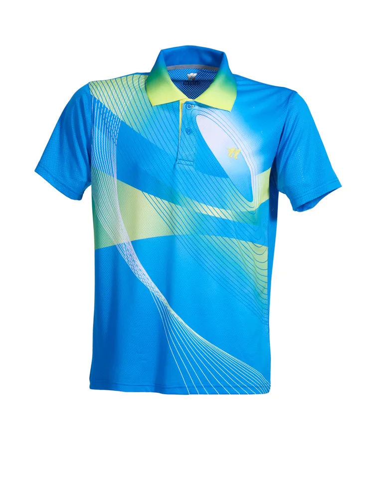 Новая быстросохнущая Спортивная футболка для бадминтона, теннисные футболки, теннисные футболки мужские/женские, футболки для настольного тенниса