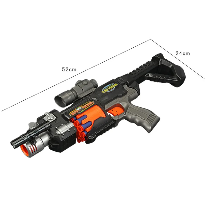 Электрический Мягкий пулевидный пистолет для мальчиков, детский игрушечный пистолет с инфракрасной пластмассовая игрушка-пистолет для детей, подарки хорошего качества