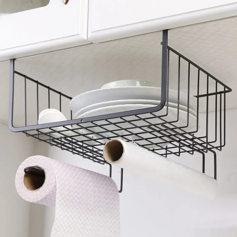 Iron Hanging Storage Rack Closet Storage Shelf Dormitory