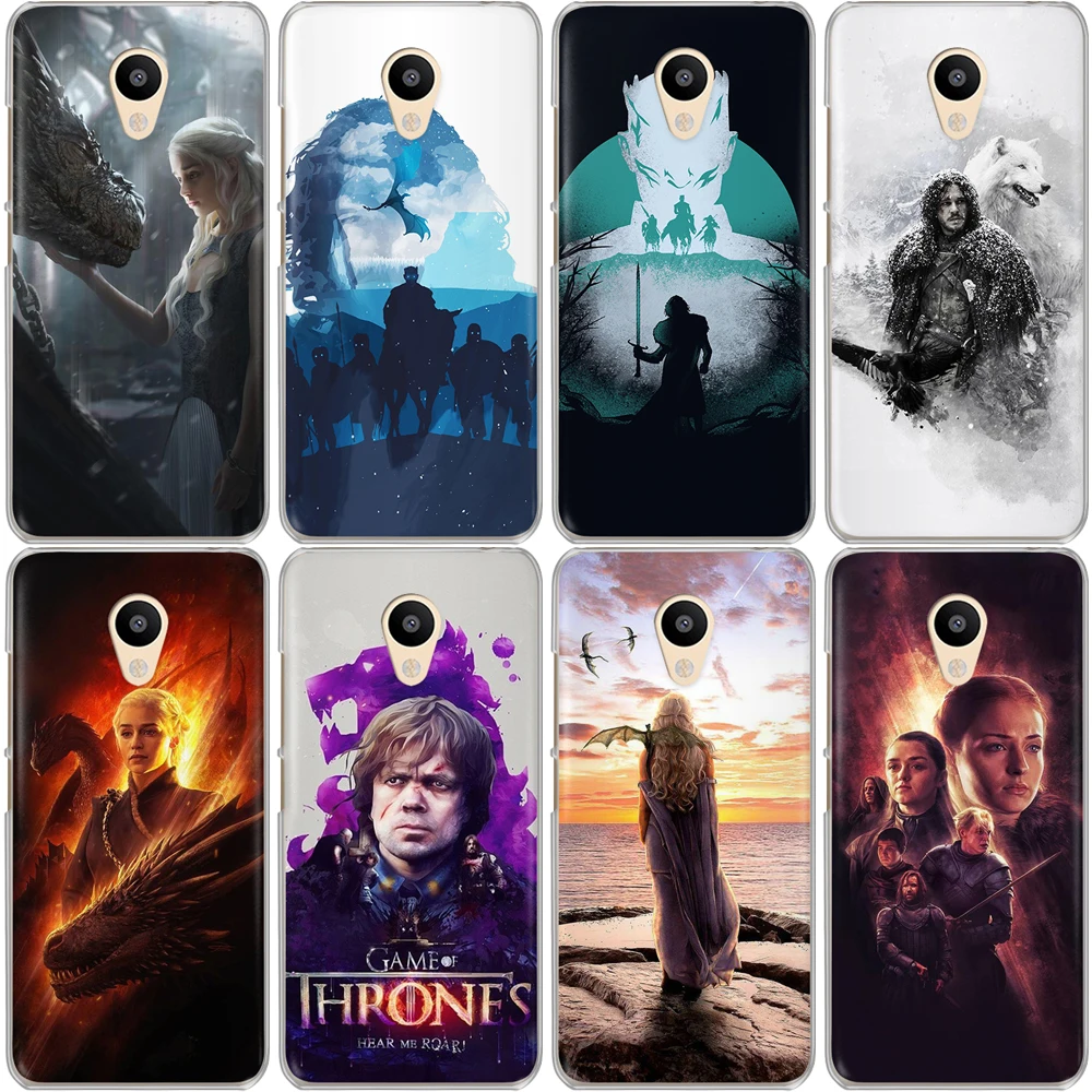 

Game Thrones Phone Case ForMeizu M6 Note M5S 5C M3s 3 M5 Note Pro6 U10 U20 Jon Snow Tyrion Lannister Soft silicone TPU Cover