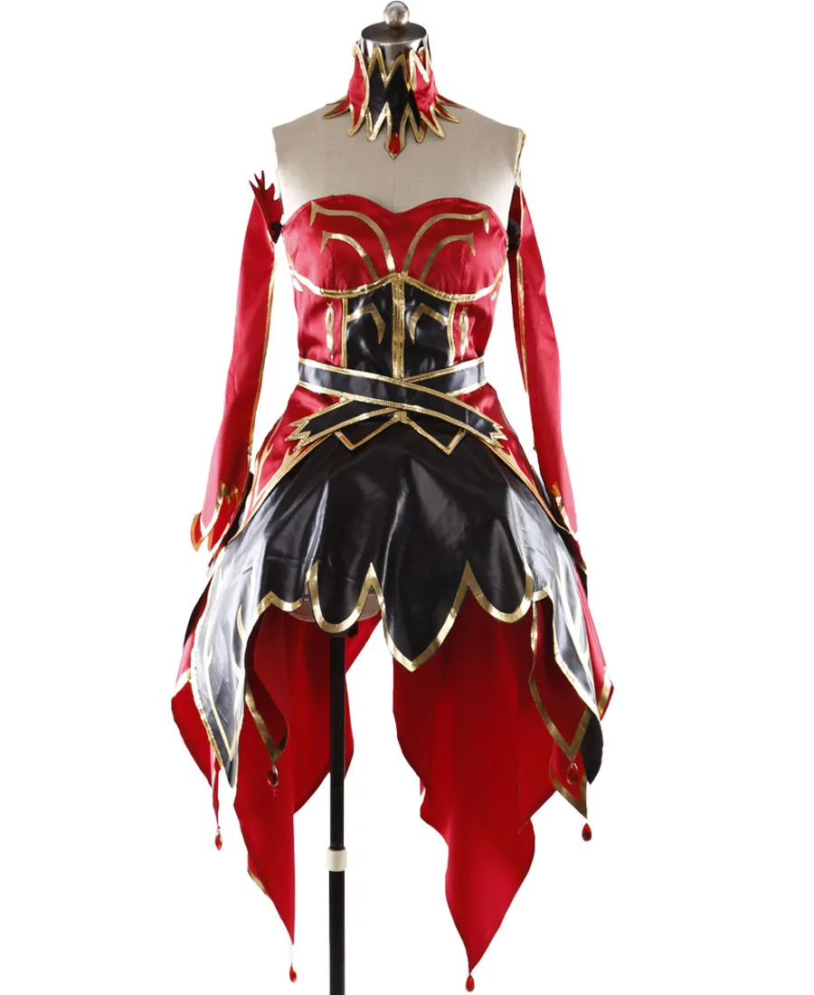  Custom Made DOTA 2 Lina Inverse the Slayer Dress Cosplay Costume