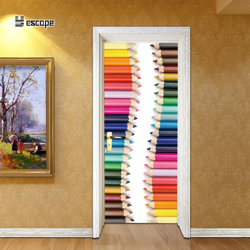 3d Wall Sticker Bedroom Living Room Diy Colorful Creative Brush