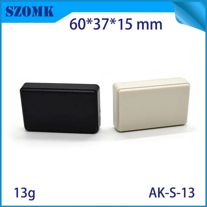 plastic enclosure for electronics control box szomk diy enclosure junction box plastic housing small abs instrument enclosure distribution box black plastic box enclosure electronics case (2)