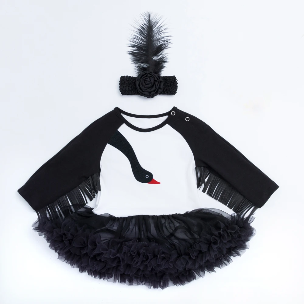 

YK&Loving Fantastic Girls Baby Dress Jumpsuit Characteristic Fringe Sleeve Toddler Infantile Baby Tulle Tutu Bodysuit Clothes
