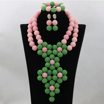 

20MM Big Balls Fashion Jewelry Set Plastic Balls Accessories Women Party Jewelry Set Nigeria Wedding Free Shipping WA813