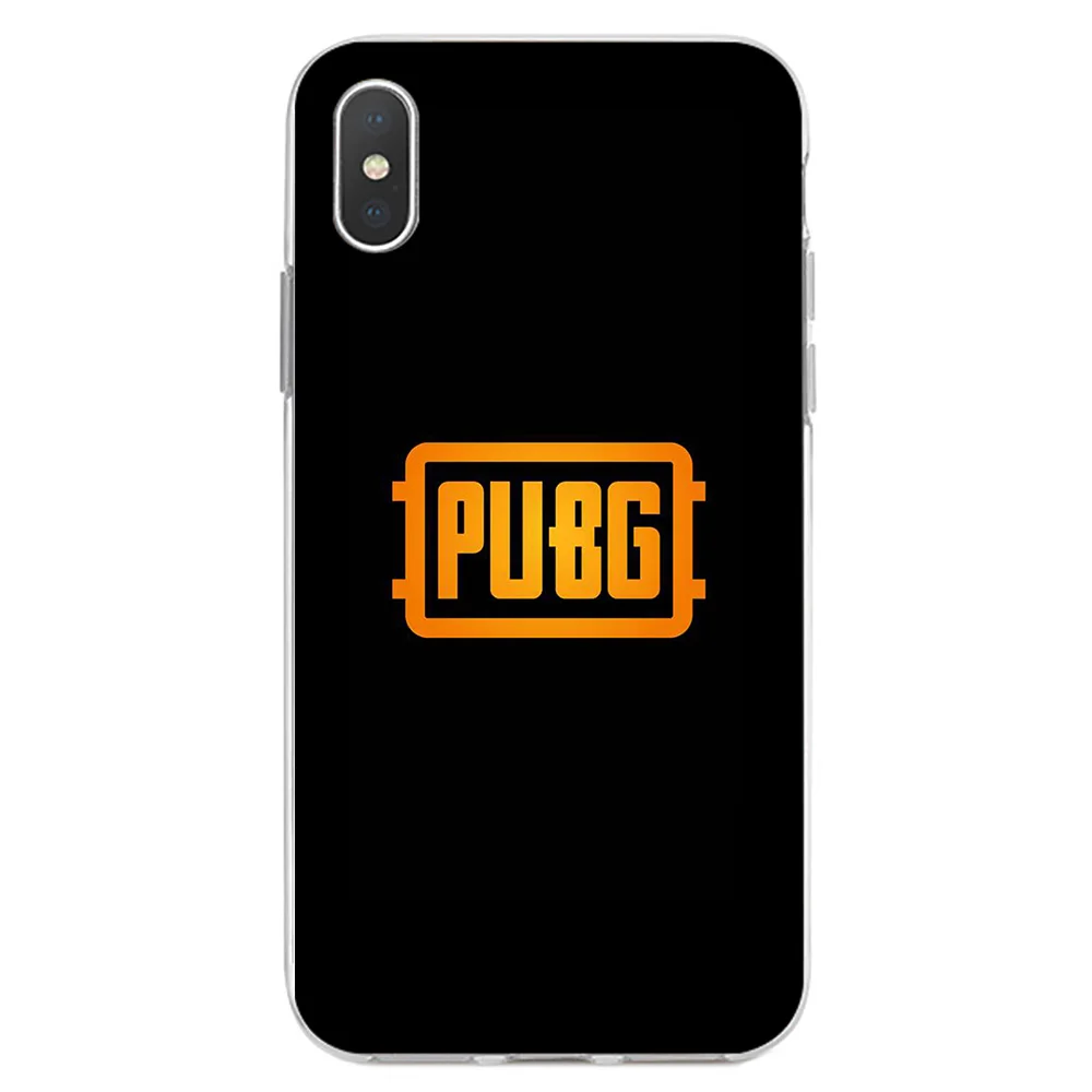 IYICAO PUBG игровой Мягкий силиконовый чехол для iPhone X XR XS MAX 6 6s 7 8 Plus X 5 5S SE TPU чехол - Цвет: 6