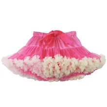 0-10Y New Fashion Children Girl Tutu Skirts Baby Ballerina Skirt Kids Chiffon Fluffy Casual Candy Color Skirt