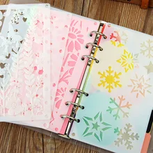 DIY инструмент для творчества, Трафаретный вырубной штамп трафаретов со стрелками Пластик планировщик шаблон чертежа «сделай сам» для A6 свободные дневник Тетрадь блокнот ручной работы