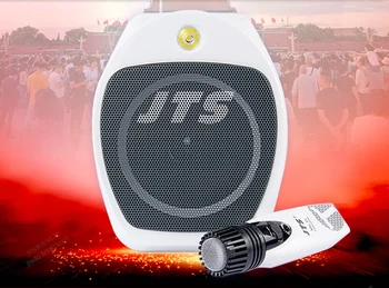 

JTS Portable wireless active speaker WA-35 with Mh-35 UHF PLL Handheld Transmitter microphone or waist pocket lavalier system