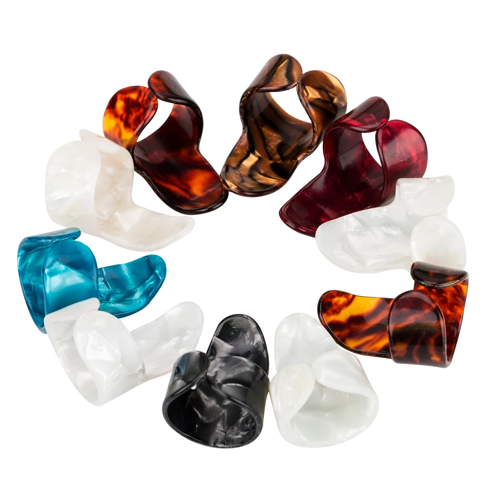 10 шт./1 Набор гитарные медиаторы для пальцев|thumb guitar pick|plectrum guitarguitar accessories |