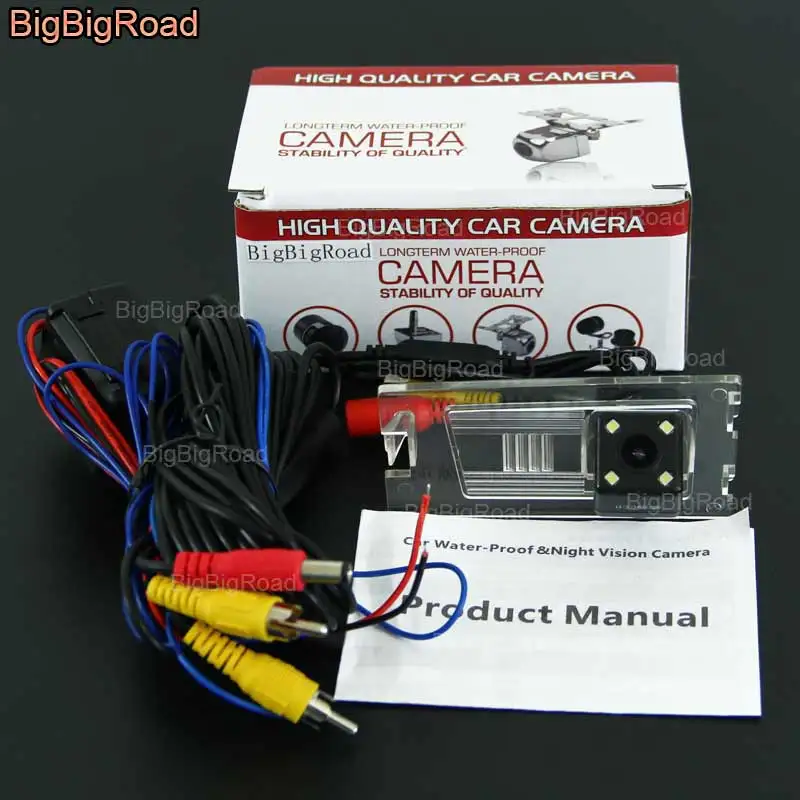 BigBigRoad Car Rear View Reverse backup Camera with power relay filter For font b Jeep b