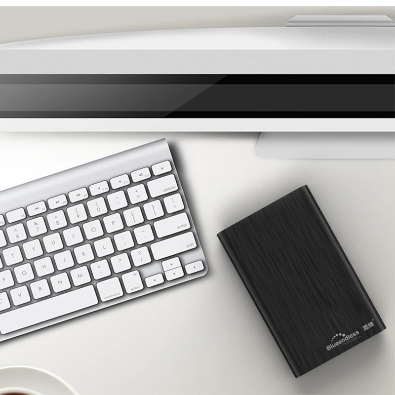 Мобильный HDD Высокоскоростной USB 3,0 чехол для жесткого диска 2,5 дюймов черный алюминиевый hdd caddy Blueendless внешний механический жесткий диск