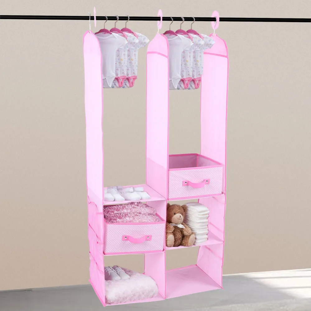 24pcs Children Nursery Closet Organizer Set Baby Clothes Hanging