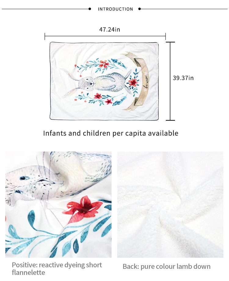 Presente para o Chá de Fraldas por Maior Macia do Bebê-azul do Bebê-39 Cobertura Luxuosamente 45 61-super Macio & Ótimo Conforto x 47 - 4 High Quality Mamãe e Bebê