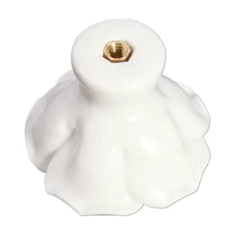 

Best Selling 10pcs Vintage Rose Flower Ceramic Door Knobs Handle Drawer White