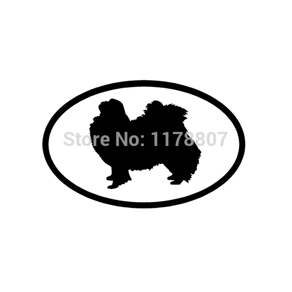

Japanese Chin Sticker For Car Window Truck SUV Bumper Auto Door Laptop Kayak Canoe Wall Vinyl Decal 9 Colors