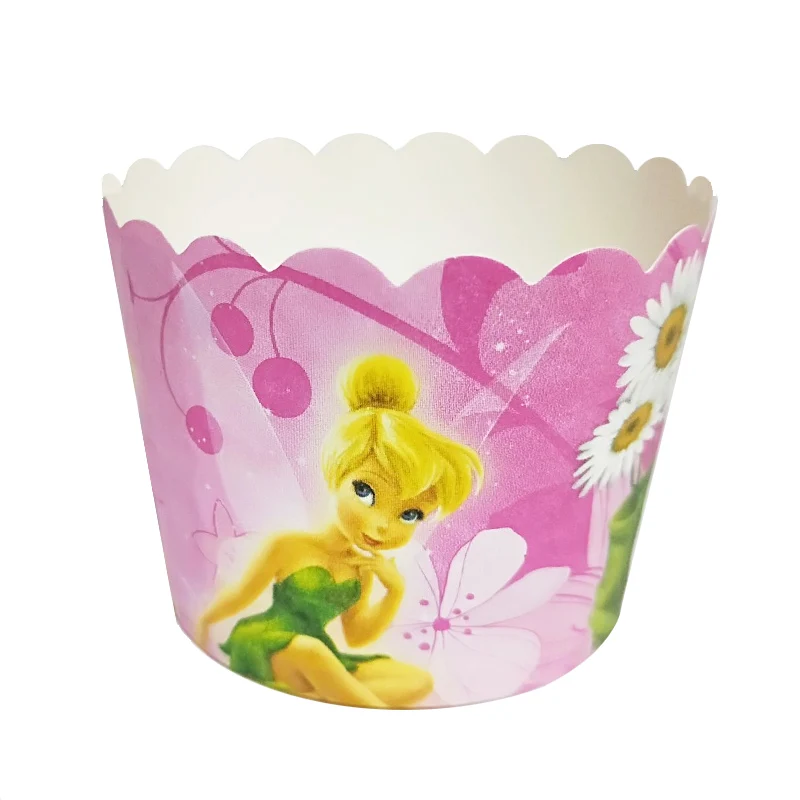 

50PCS Multi color Striped Winter Reindeer beautiful flowers Paper Cupcake baking Cup for wedding birthday party