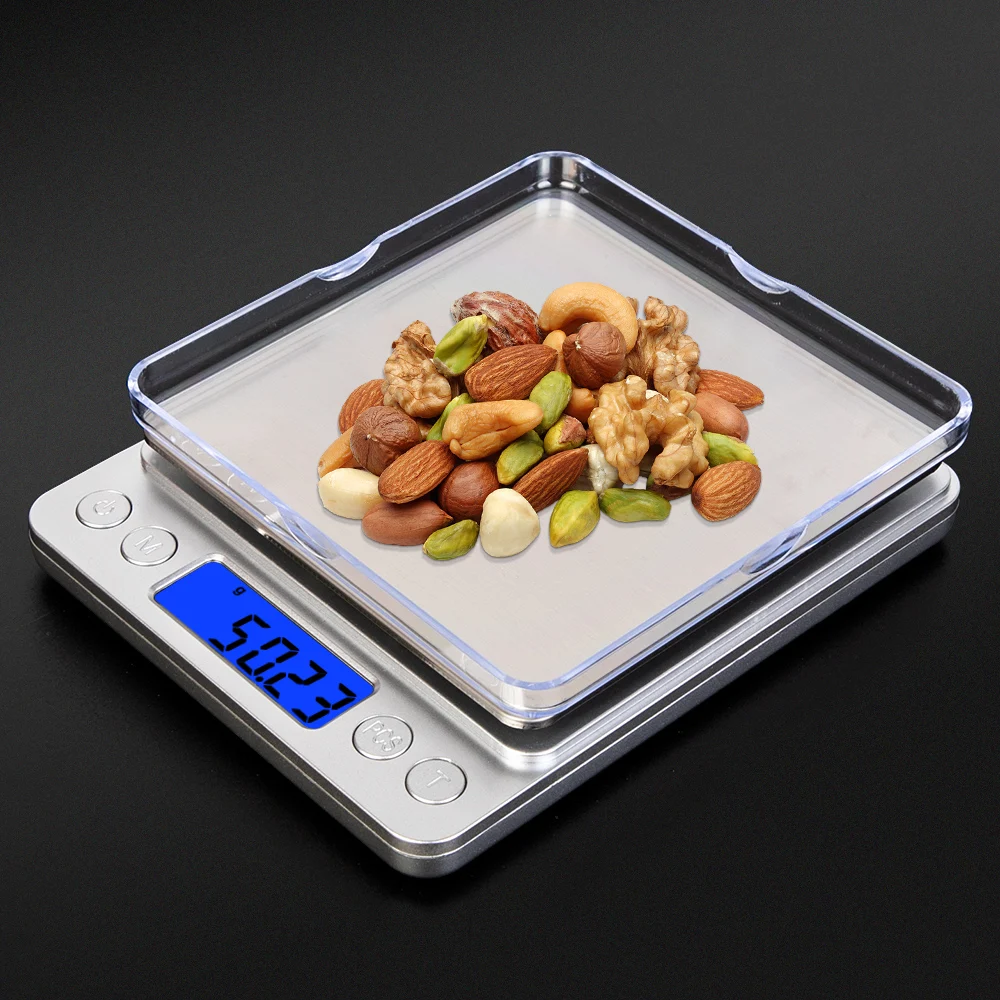 

1KG/2KG/3KG/500G 0.1/0.01G Mini Digital Jewelry Scale Electronic Balance Food Kitchen Scale Pocket Weight scale