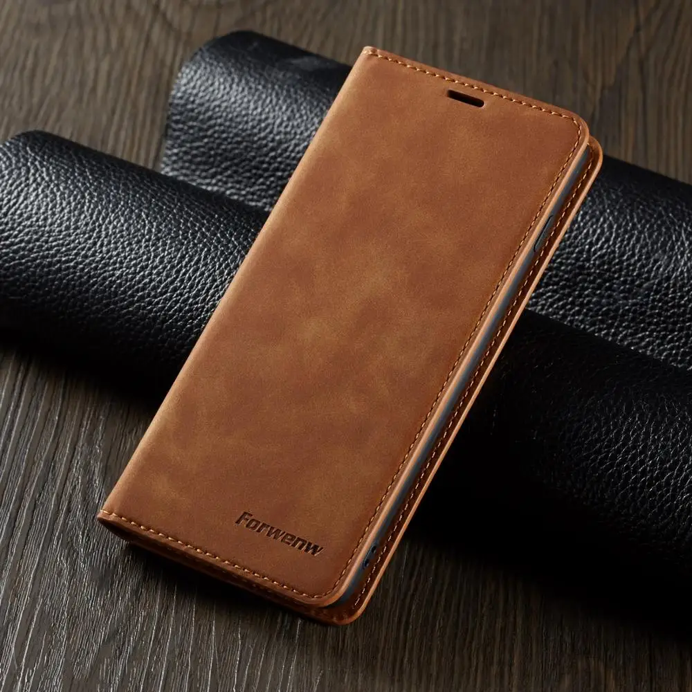 Роскошный кожаный флип-чехол для Samsung A72 A52 A42 A32 A12 A21s чехол-бумажник S21 S20 FE S10 S9 S8