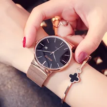 GIMTO Brand Luxury Gold Women Watches Steel Quartz Ladies Rose Bracelet Watch Casual Clock Lovers Girl Simple Wristwatch Relogio