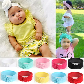 

Cute Kids Girls Baby Toddler Turban Knot Headband Hair Band Accessories Headwear Kids Turbans Accessoire Headband Baby Headdress