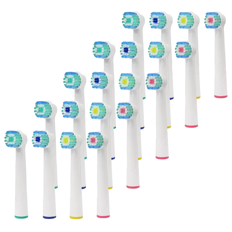 

20PCS oral b electric toothbrush replacement heads for braun Electric Tooth brush Pro Professional Care Vitality Dual Cleaning