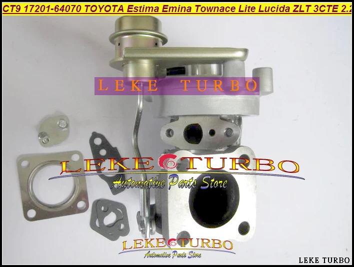 CT9 17201-64070 17201 64070 17201-64071 Турбокомпрессор Для TOYOTA Estima Emina Lucida Lite Townace Picnic 3CTE 3C 2.2L