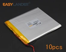10pcs/Lot 3.7V 4000mAh Polymer Li-ion Battery For ablet PC iPAQ E-Book PDA Portable DVD Consumer electronics safety lamp 467992