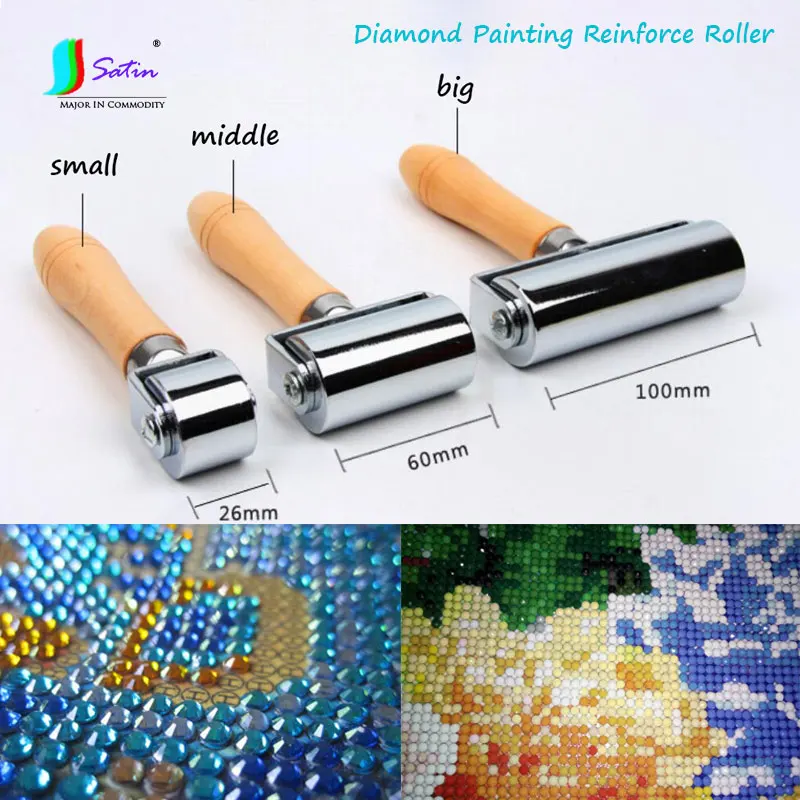 Diamond Painting Tool Reinforce Roller,width 26/60/100mm Diamond Draw