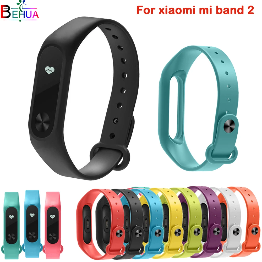 

Sport Bracelet For Xiaomi Mi 2 Strap Silicone Wrist Strap watchband For Mi Band 2 Smart watch Pedometer Replacement Accessories