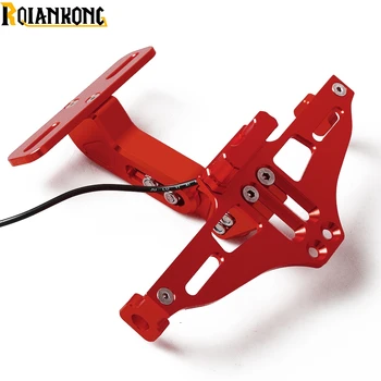 

Motorcycle Rear License Plate Mount Holder with LED Light For Honda VFR 750 800 1200 F VFR750 VFR800 VFR1200