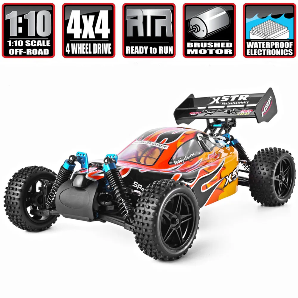 HSP Rc Car 1:10 4wd Rc Toys Off Road Buggy 94107 Electric Power vehicle 4x4 Racing High Speed Hobby Remote Control Car