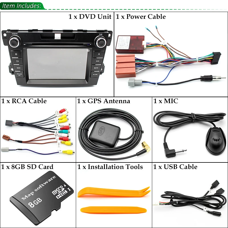 Cheap GreenYi 4G RAM Android 9.0 Car DVD For Mazda CX-7 CX7 CX 7 2012 2013 Octa Core 32G ROM Radio GPS Multimedia Player Head Unit 4