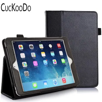 

CucKooDo Slim Fit Leather Folio Case with Smart Cover Auto Sleep / Wake Feature for Apple iPad Air 2 (iPad 6) 2014 Model